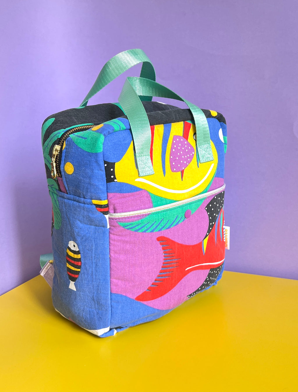 Sac à dos Bilbao kids - vintage poisson