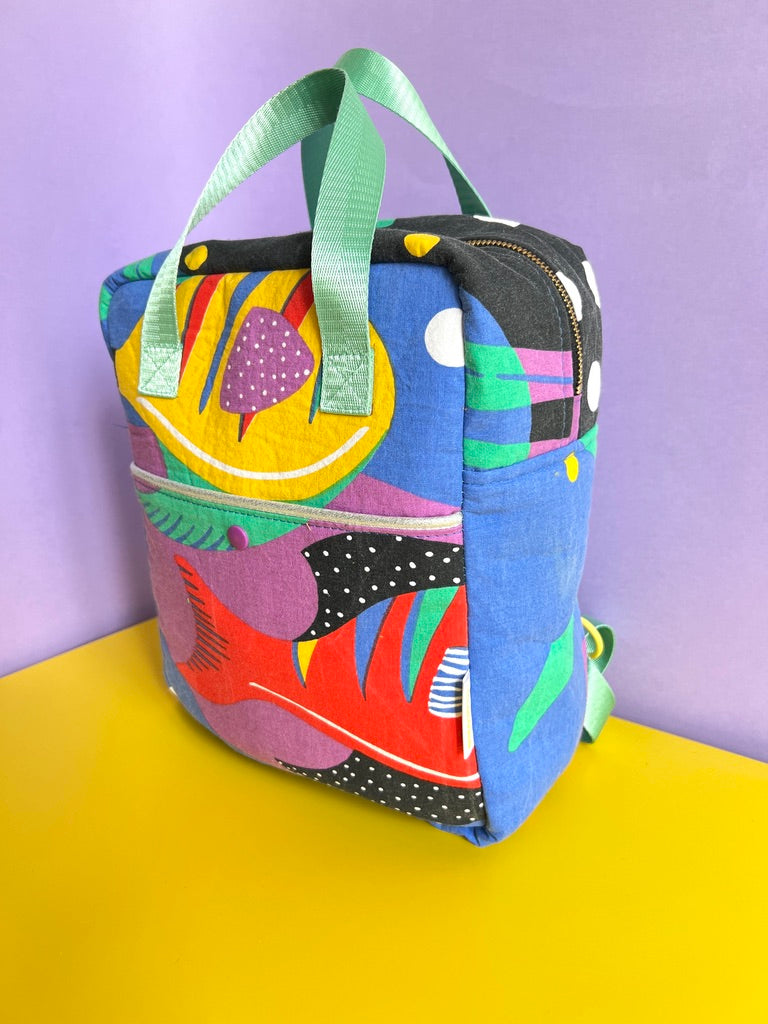 Sac à dos Bilbao kids - vintage poisson