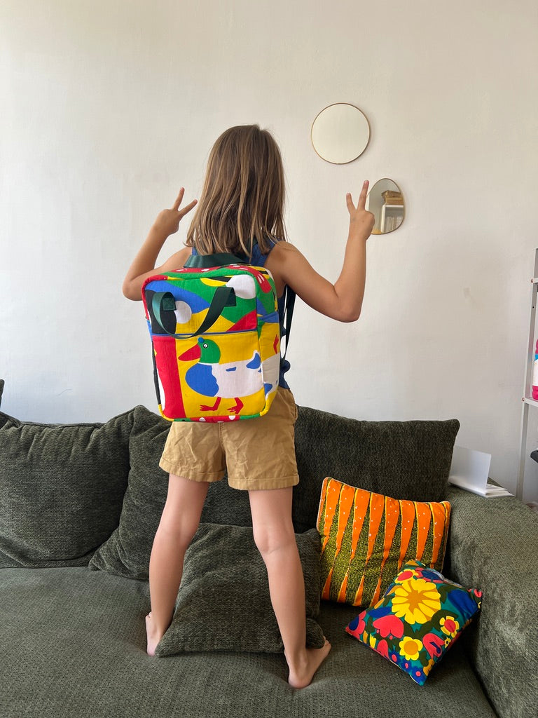Sac à dos Bilbao kids - vintage canard