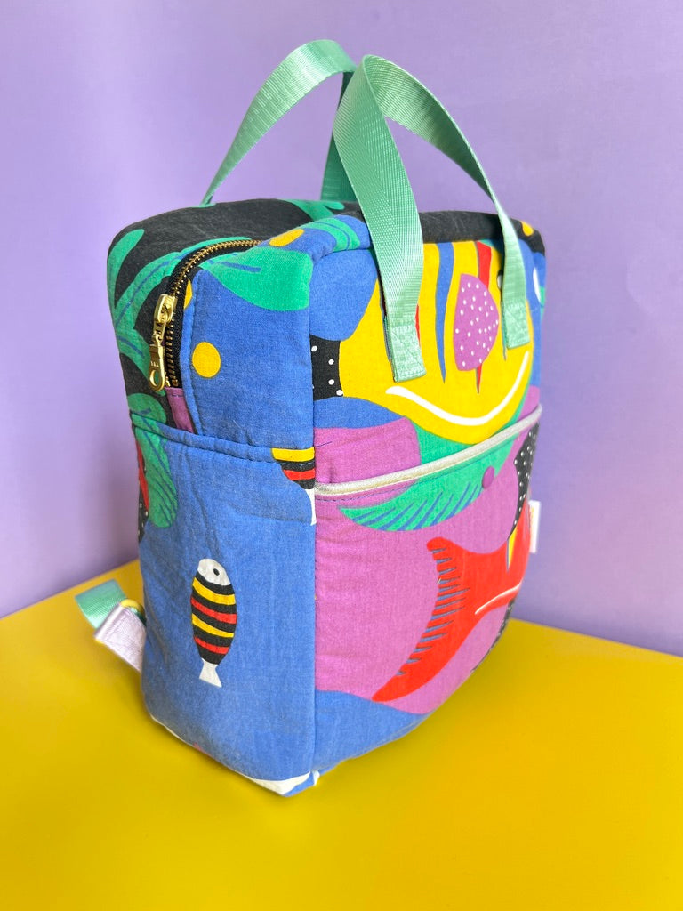 Sac à dos Bilbao kids - vintage poisson