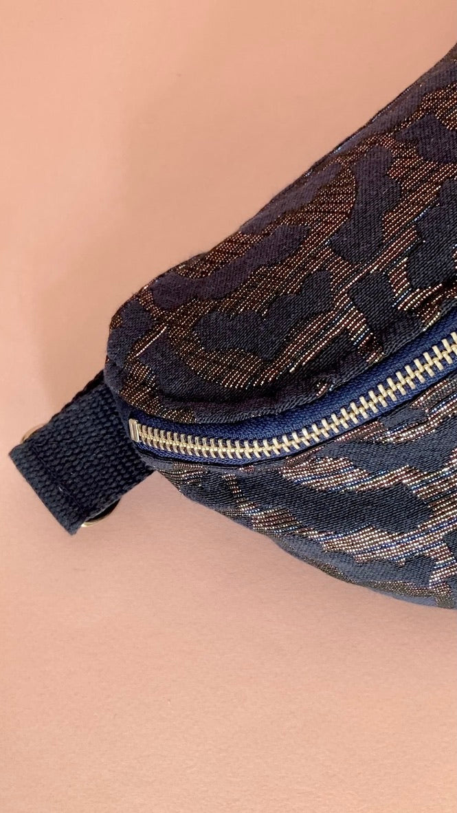 Athènes Mirbleu - Sac banane en jacquard