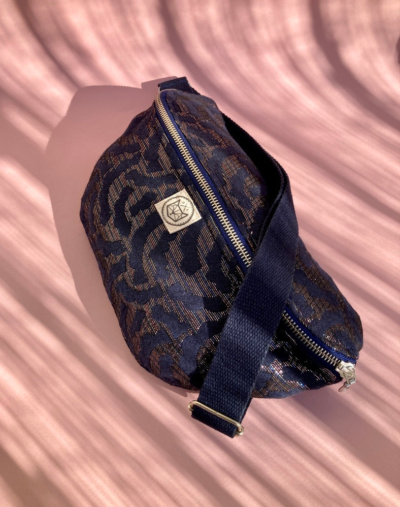 Athènes Mirbleu - Sac banane en jacquard