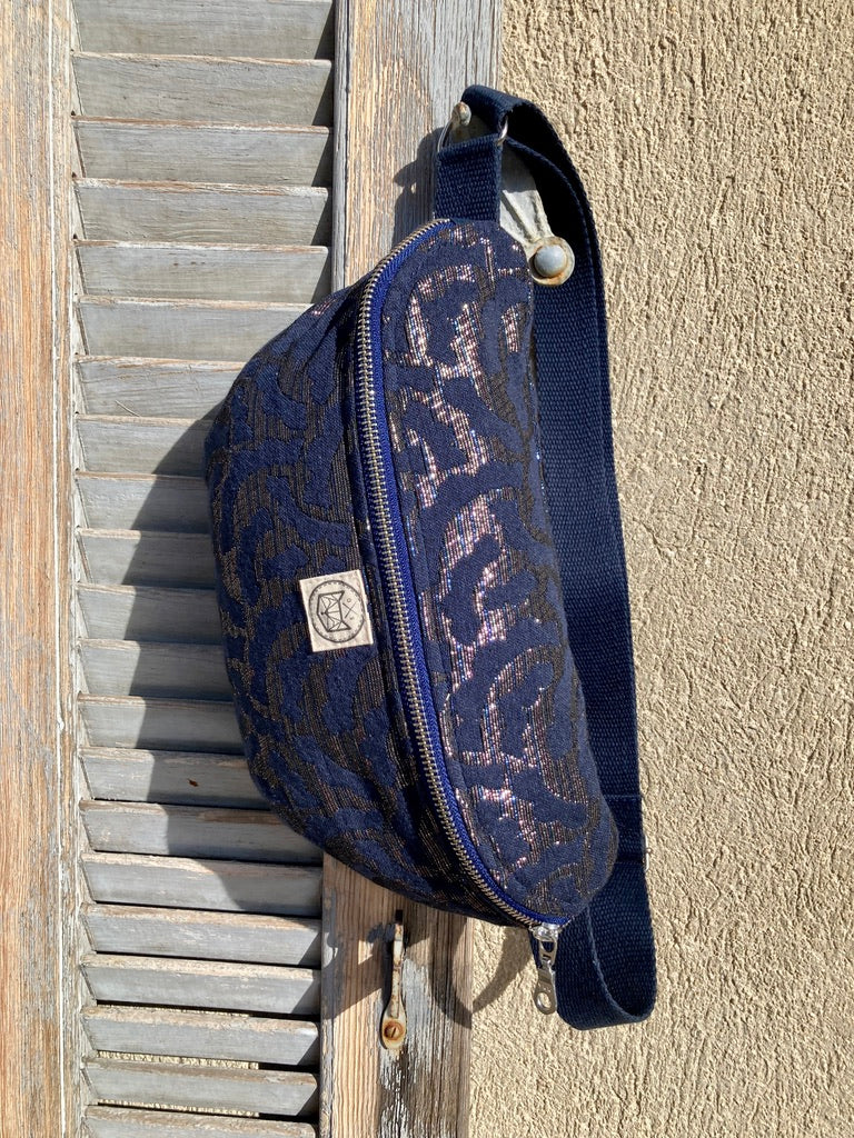 Athènes Mirbleu - Sac banane en jacquard
