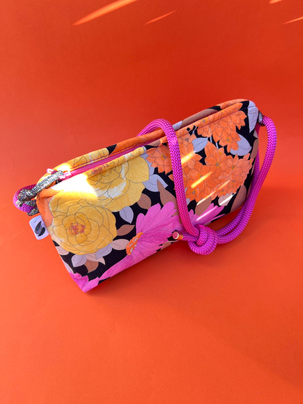 Rimini fleurs vintage fuschia