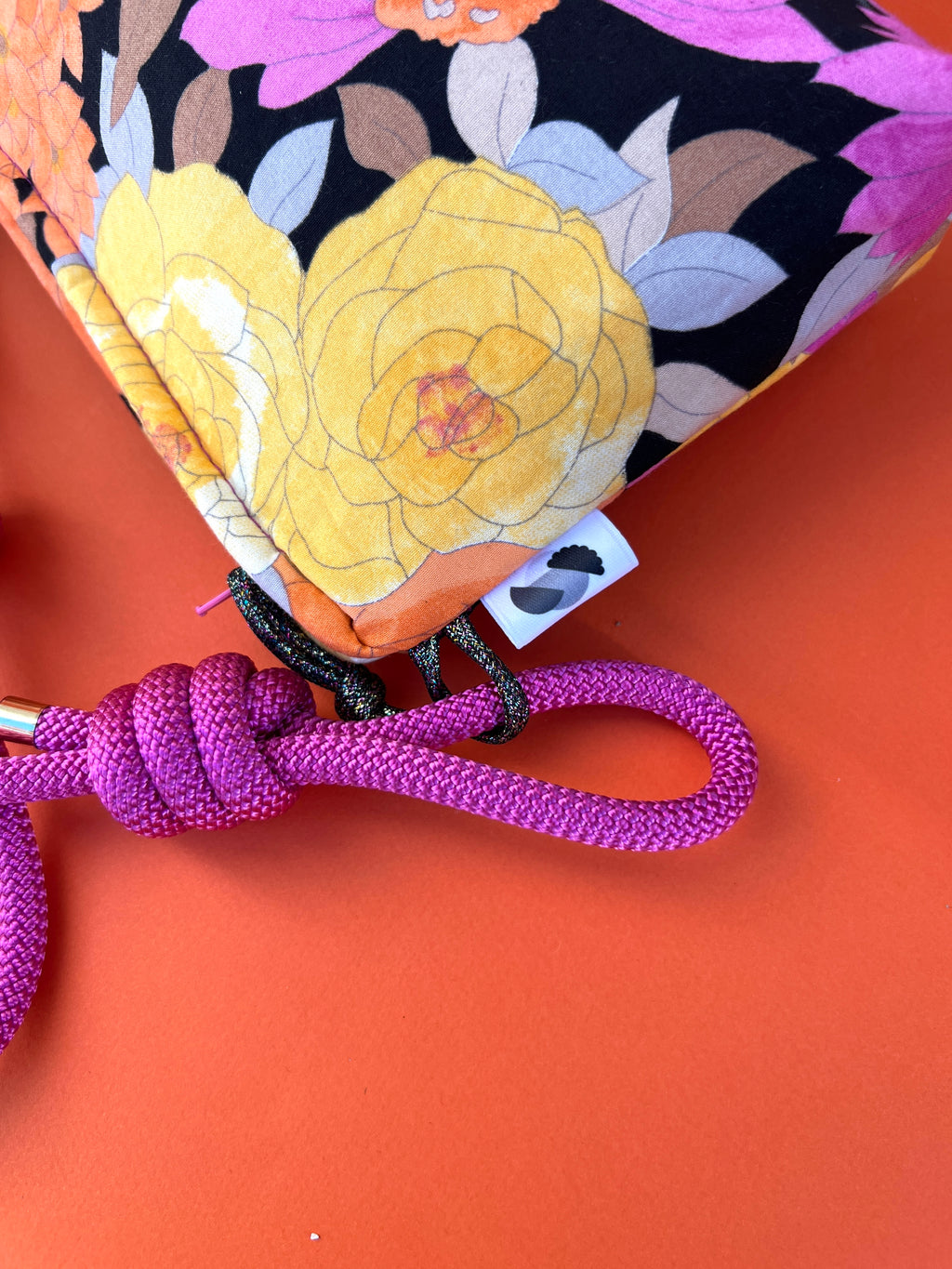 Rimini fleurs vintage fuschia