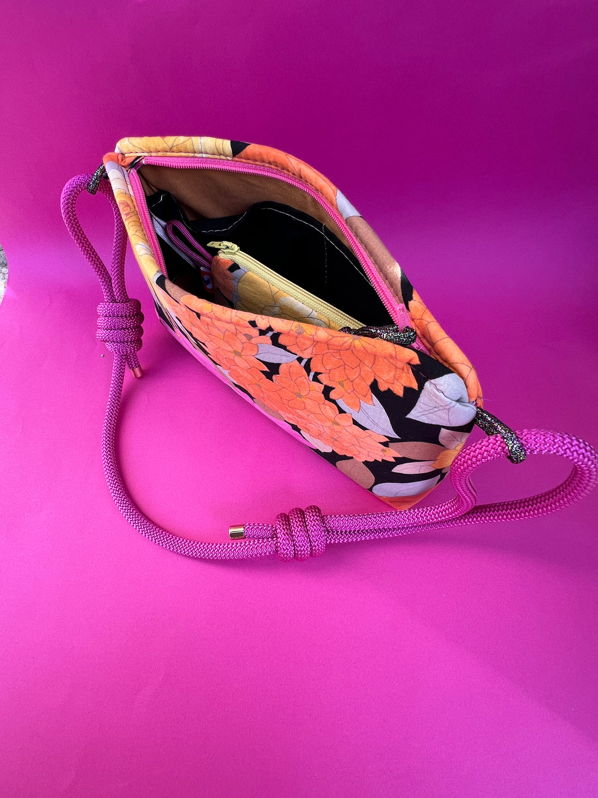 Rimini fleurs vintage fuschia