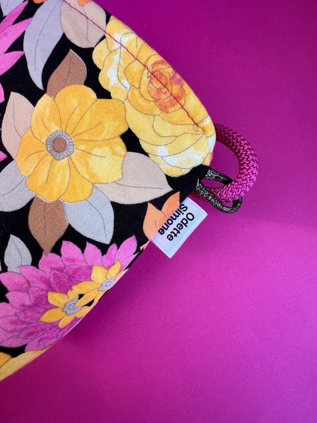Rimini fleurs vintage fuschia