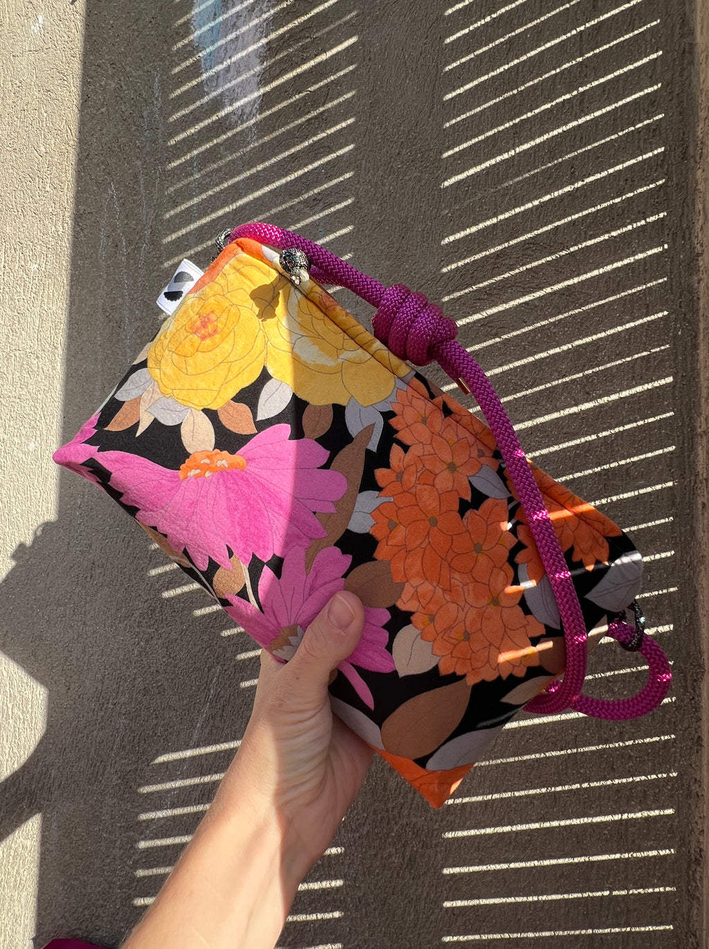Rimini fleurs vintage fuschia